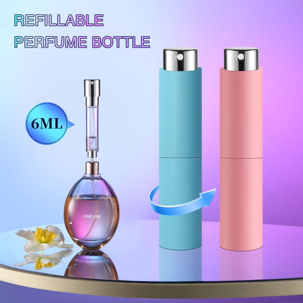Fragrance Atomizer Pump - Atomiseur de parfum rotatif de 6ml,