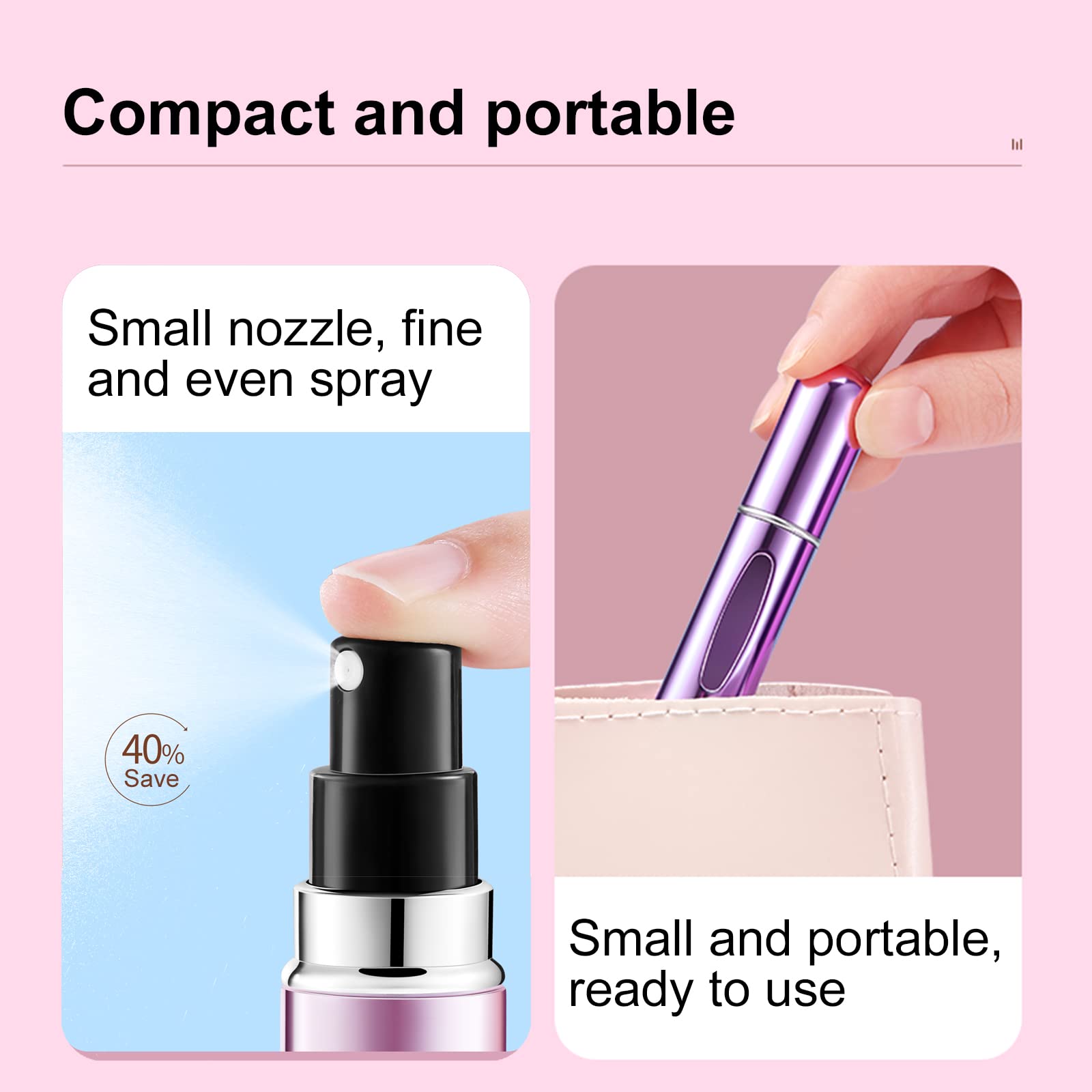 Flacon de parfum miniature rec - Fragrance Atomizer Pump avis et prix